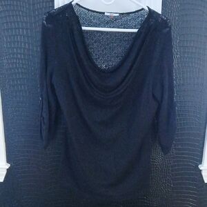 Elegant Black Women's Top